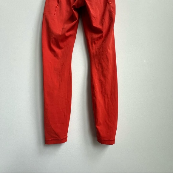 Athleta Transcend Stash Tight with Pockets Larkspur Red (orange) medium leggings - Picture 14 of 14